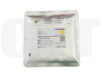 Девелопер для KONICA MINOLTA Bizhub C226/C266 (CET) Yellow, 170г, 87000 стр., CET171028