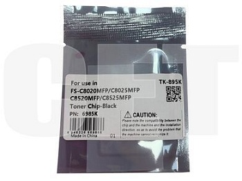 Чип картриджа TK-895 для KYOCERA FS-C8020MFP/8025MFP/8520MFP/8525MFP (CET) Black, 12000 стр., CET6985K