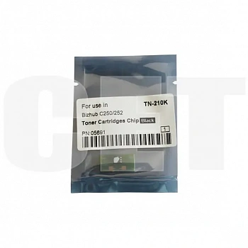 Чип картриджа для KONICA MINOLTA Bizhub C250/C252 (CET) Black, (WW), 20000 стр., CET5691