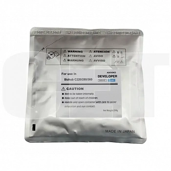 Девелопер для KONICA MINOLTA Bizhub C220/C280/C360 (CET) Cyan, 210г/пак, 114000 стр., CET8433