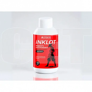 Промывочная жидкость для печатающих головок струйных принтеров INKLOT (Printeria), 100мл, DGP54441